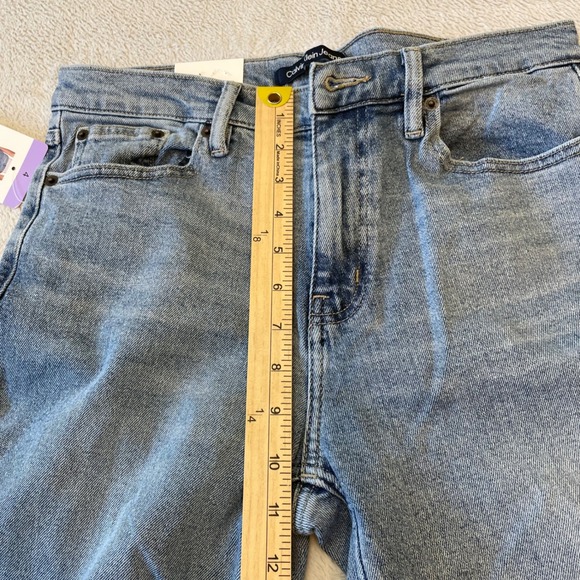 Calvin Klein Jeans Womens Classic Light Wash Blue Denim Straight Leg Pants Sz 4 - Picture 7 of 11